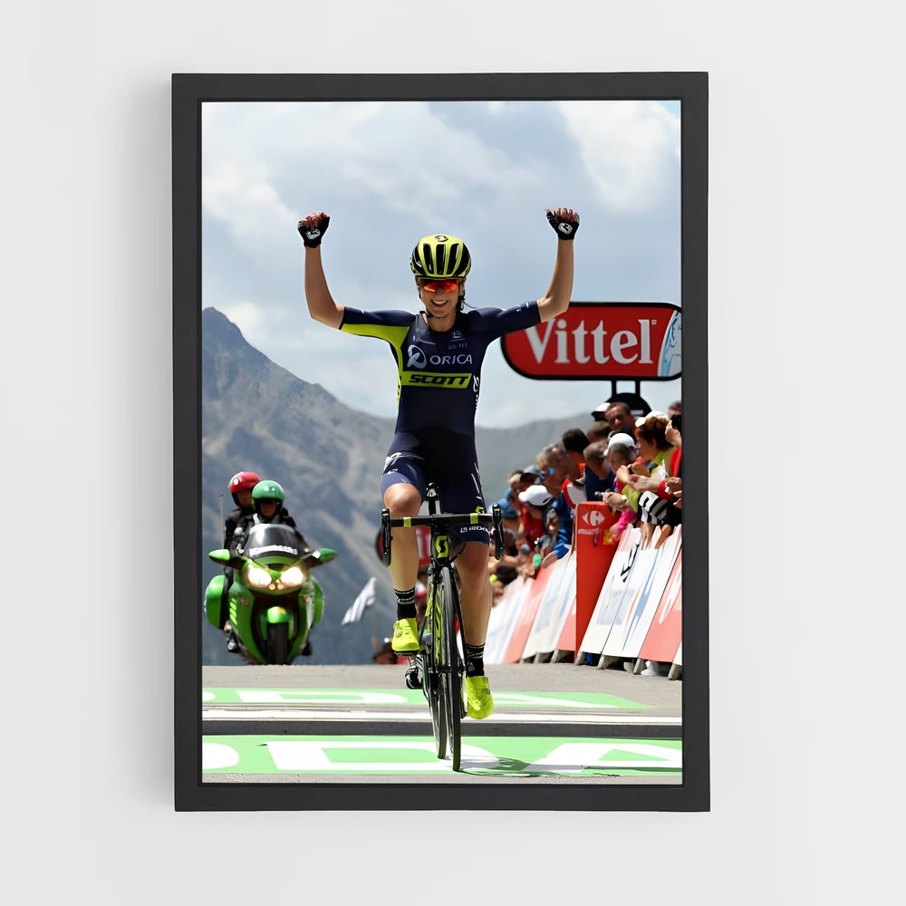 Poster La Victoire d'Annemiek – affiche Cyclisme (vue 2)